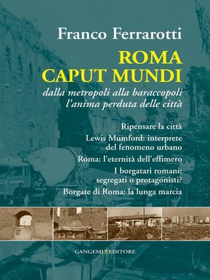 cover image of Roma Caput Mundi